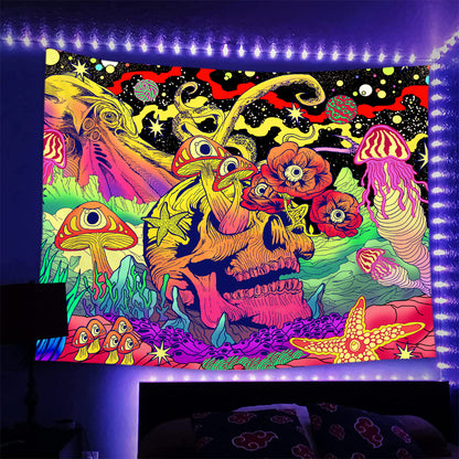 Arazzo Stelle Fluorescenti