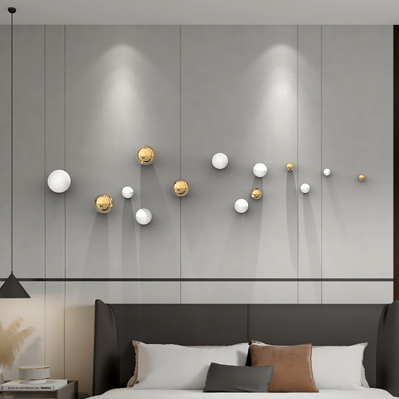 Decorazione parete acciaio