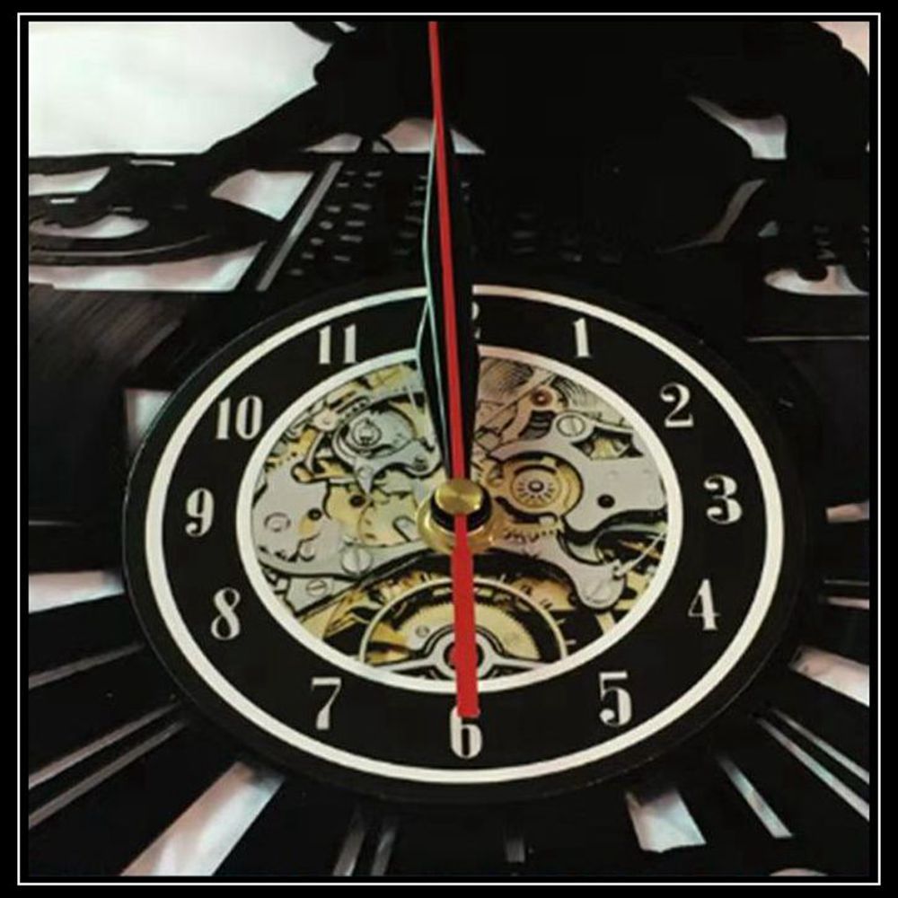 Orologio da parete Nirvana vinile neon