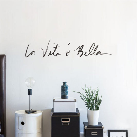 Adesivo La vita è bella