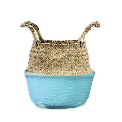 Cestino fiori rattan