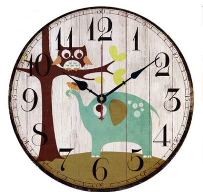 Orologio da parete Neon blu