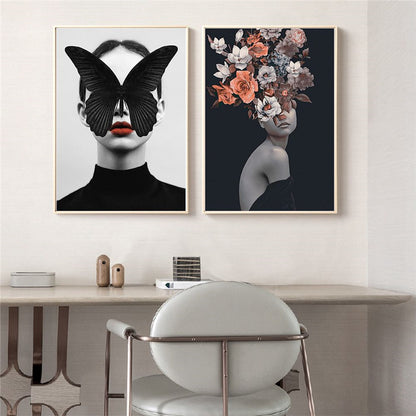 Quadro Floreale Astratto