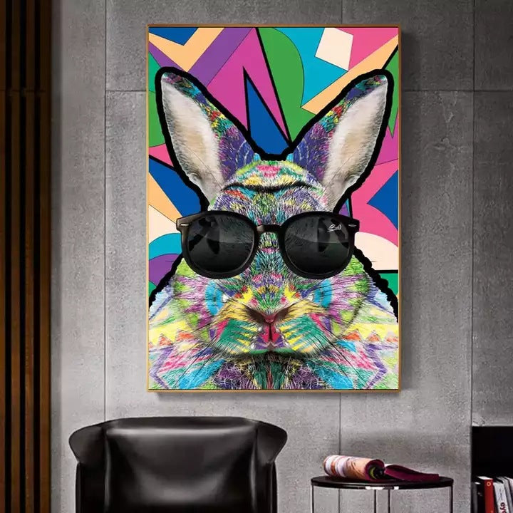 Poster graffiti animali