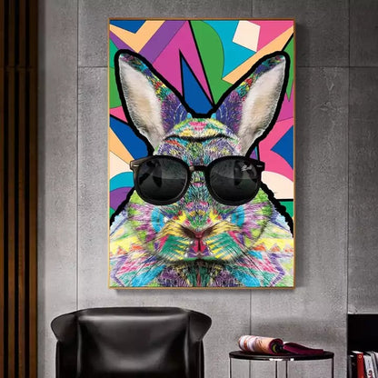 Poster graffiti animali