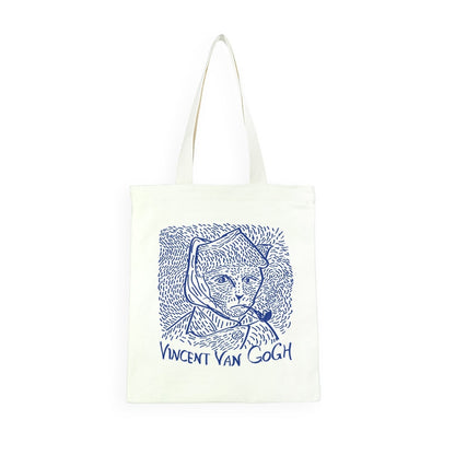 Borsa tela stile gatto d'arte