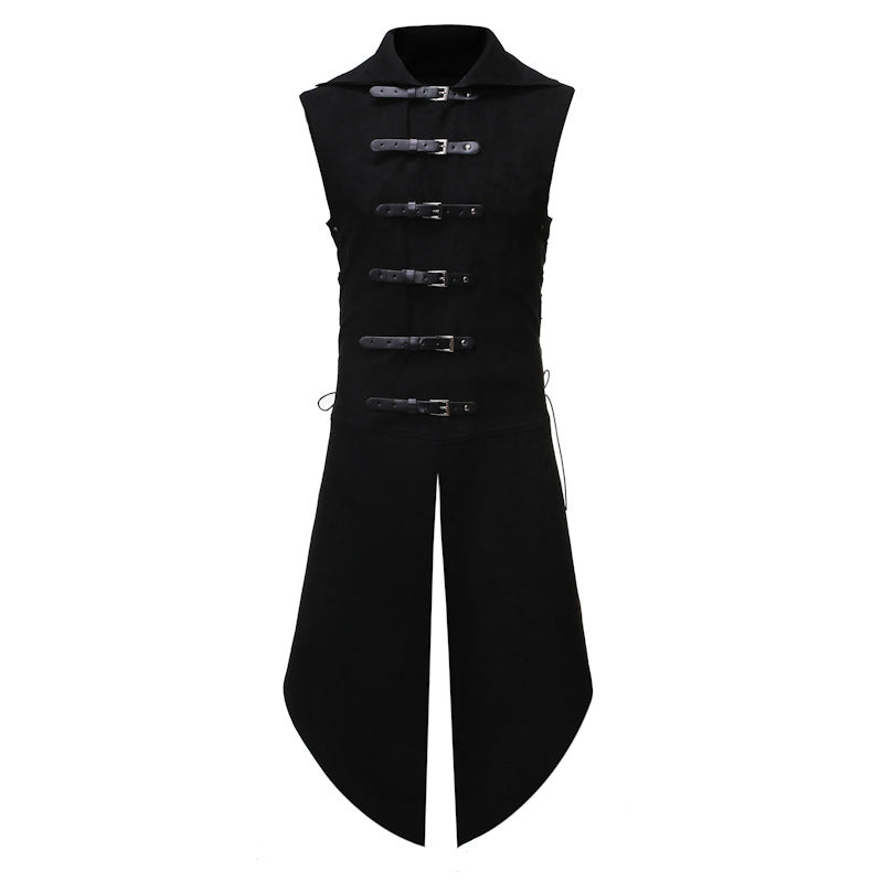 Top di pelle stile medievale