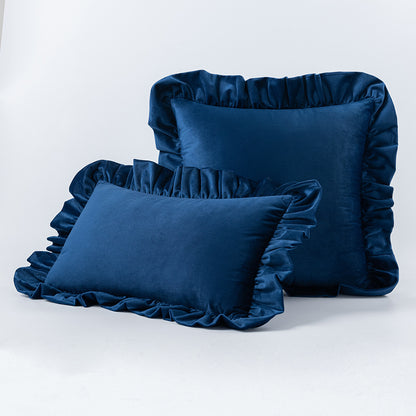 Cuscini velluto pizzo
