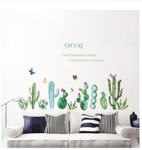 Adesivo murale cactus
