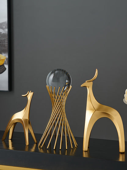 Decorazione Cervo Geometrica