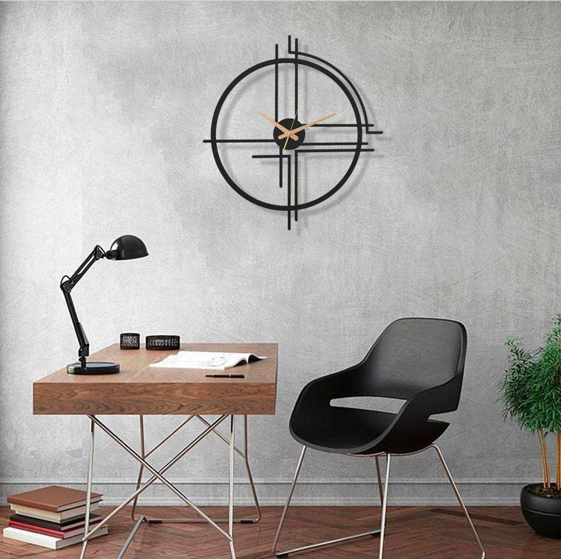 Orologio da parete Mandala stella dorata