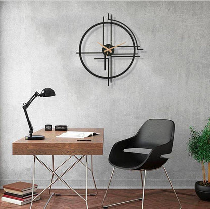 Orologio da parete Mandala stella dorata