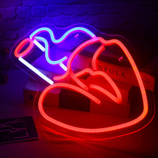 Insegna neon tema sport