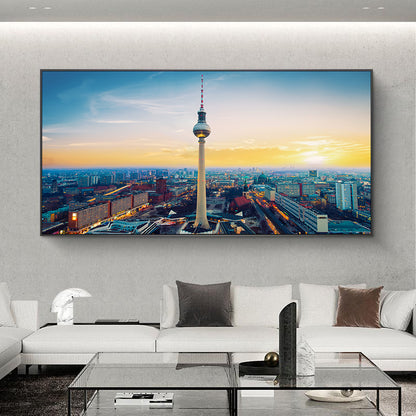 Quadro paesaggio urbano