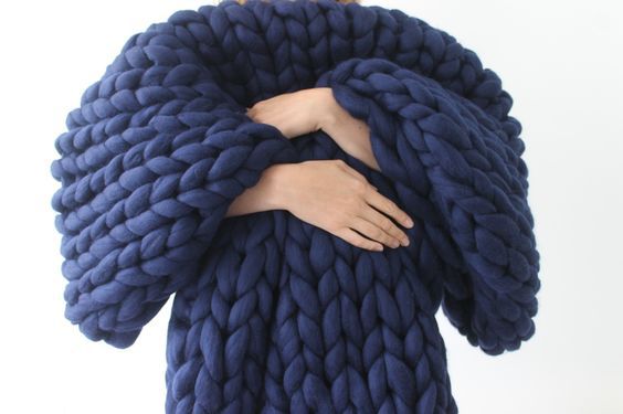 Coperta lana tessuta a mano