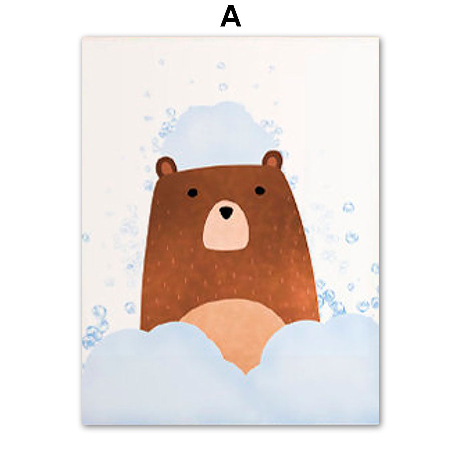 Quadro Animali della Foresta