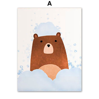 Quadro Animali della Foresta