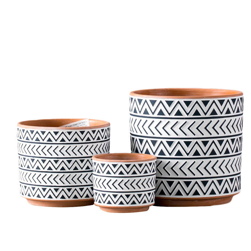 Vasi geometrici in ceramica