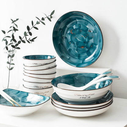 Servizio piatti ceramica