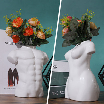 Vaso ceramica figura