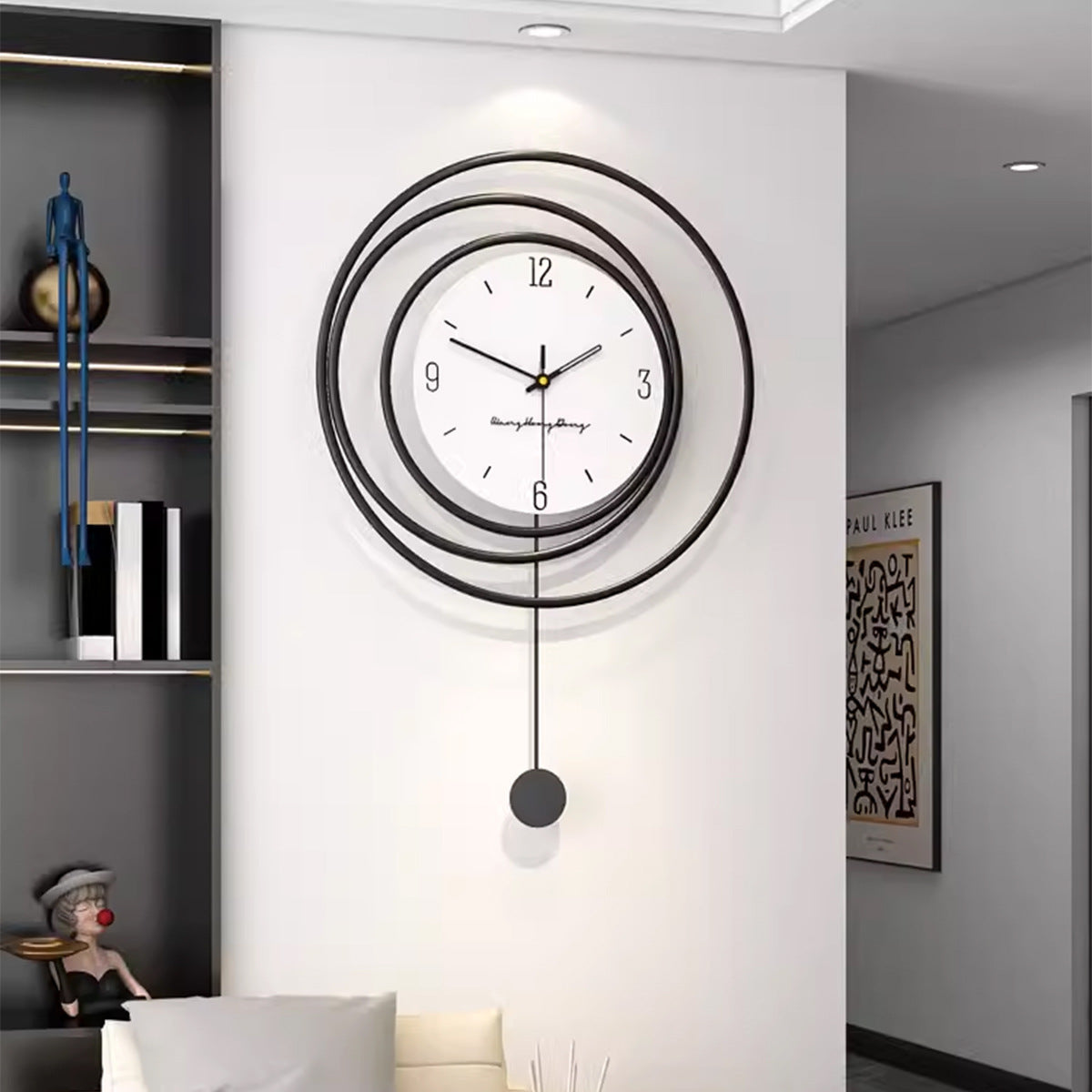 Orologio da parete Art déco oro