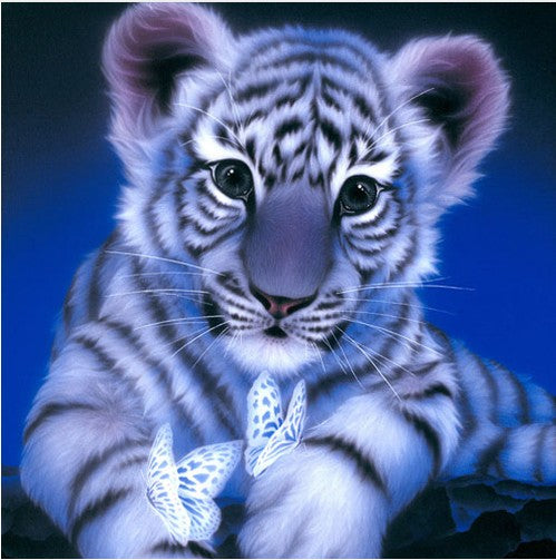 Pittura diamante tigre fai-da-te