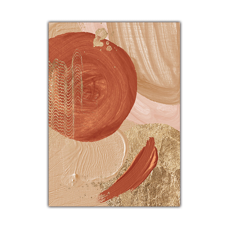 Quadro astratto blu e rosso