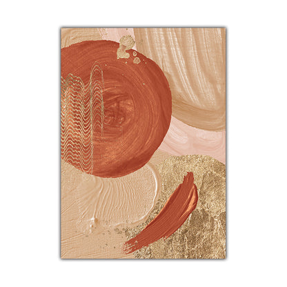 Quadro astratto blu e rosso