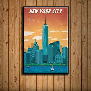 Quadro su tela Paesaggio di città francese