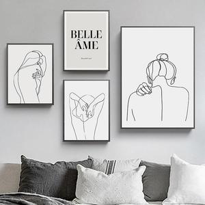 Quadro Donna Minimale