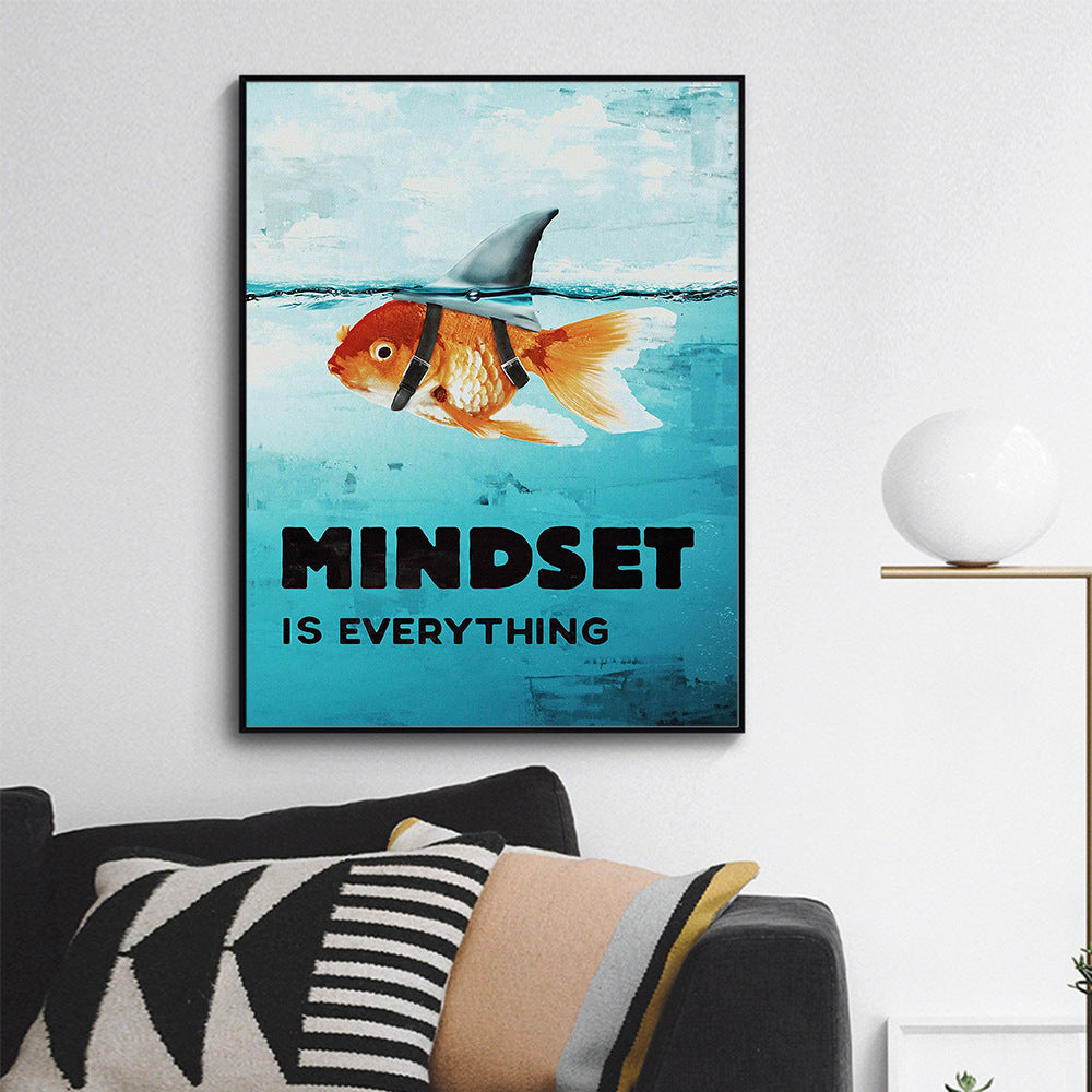 Quadro pesce rosso