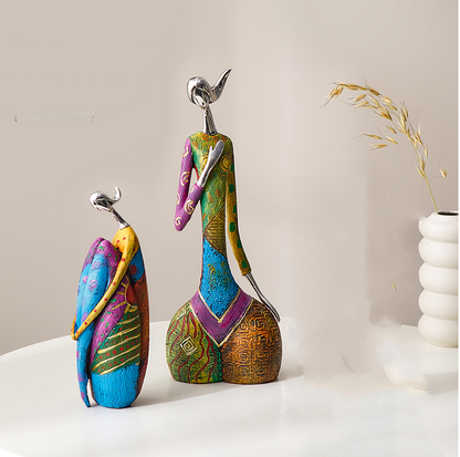 Ornamento con figura yoga