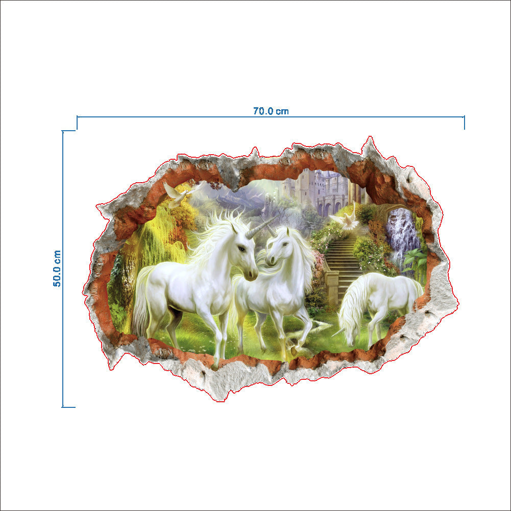 Adesivo paesaggio 3D