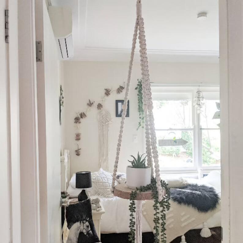 Macramé fiori in stile nordico