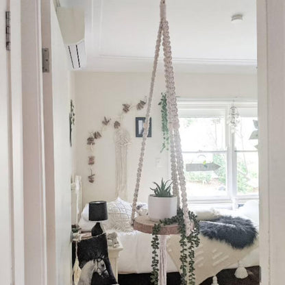Macramé fiori in stile nordico