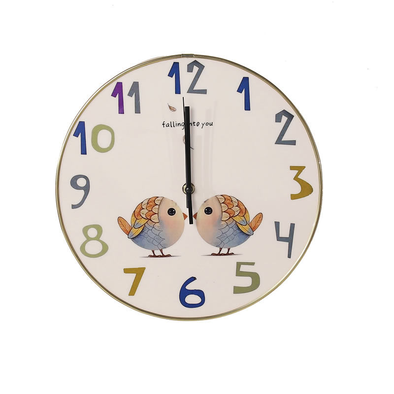 Orologio da parete Cervo fiori