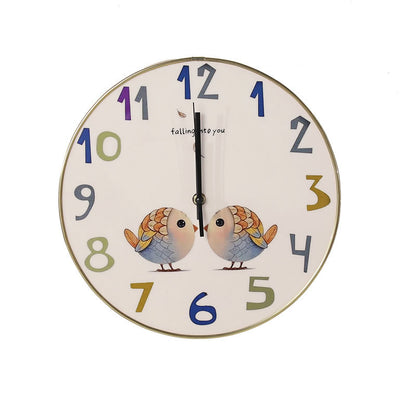 Orologio da parete Cervo fiori