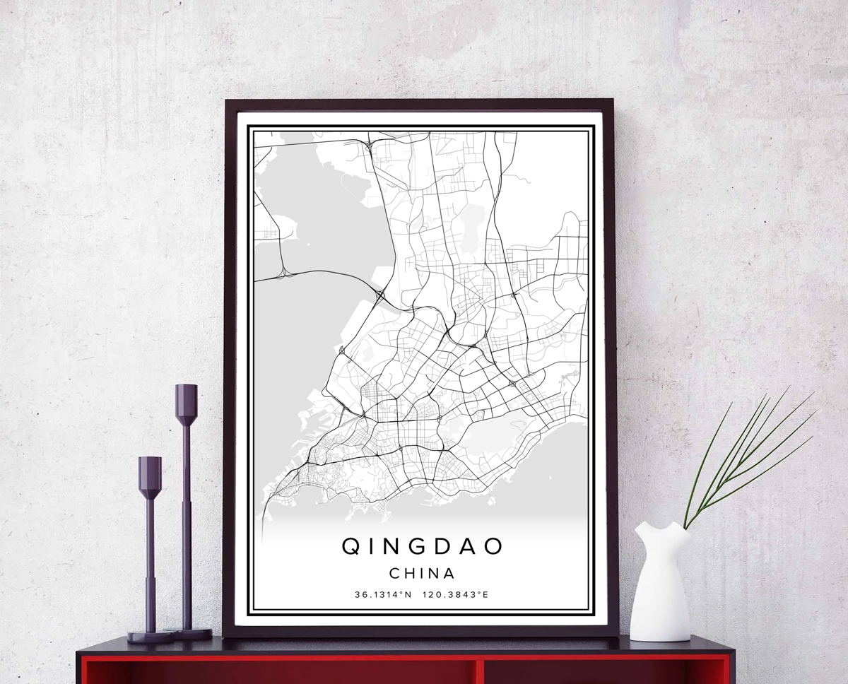 Quadro mappa città