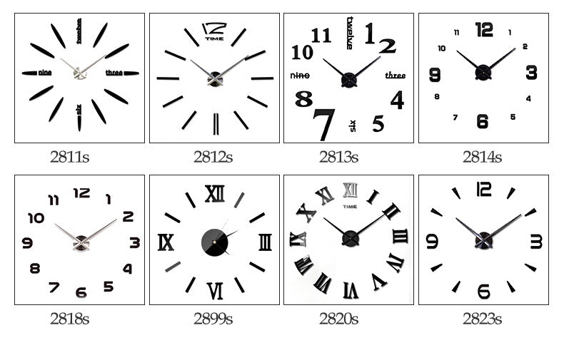Orologio da parete Numeri 3D