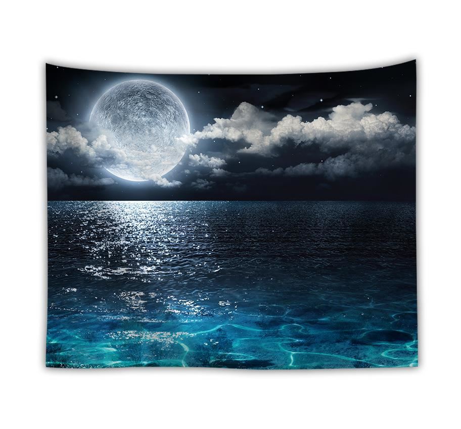 Tappeto luna oceano