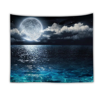 Tappeto luna oceano