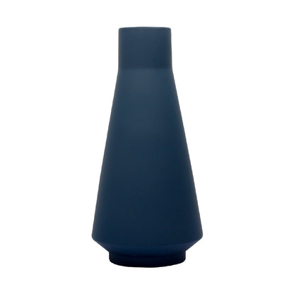 Vaso alto verde con rete bianca