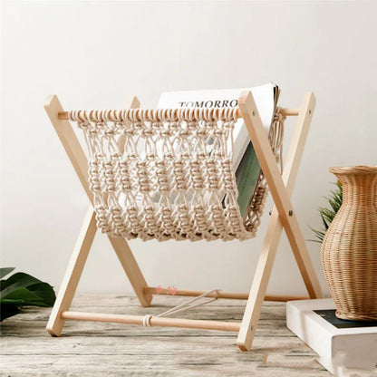 Decorazione legno intrecciata