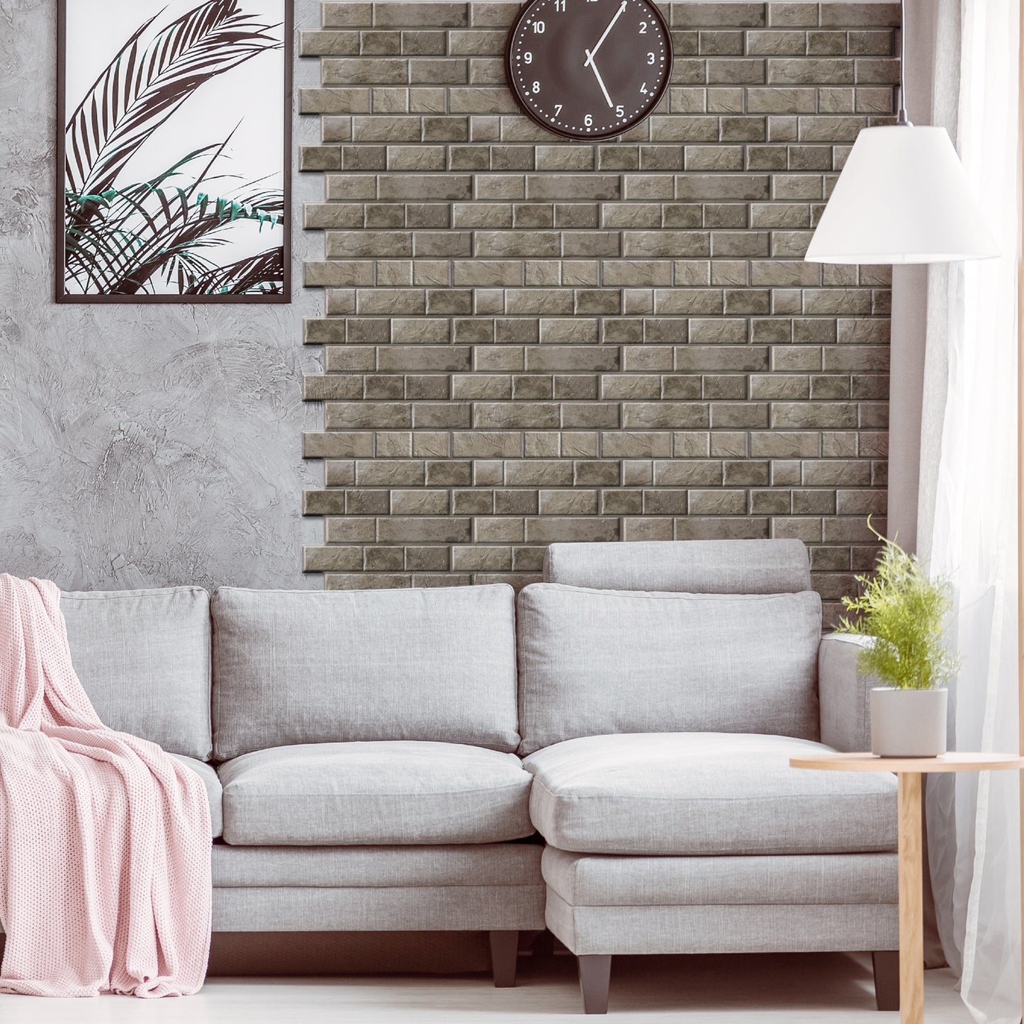 Adesivo murale mattoni 3D