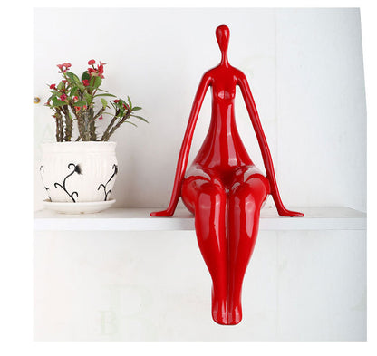 Ornamento resina astratto