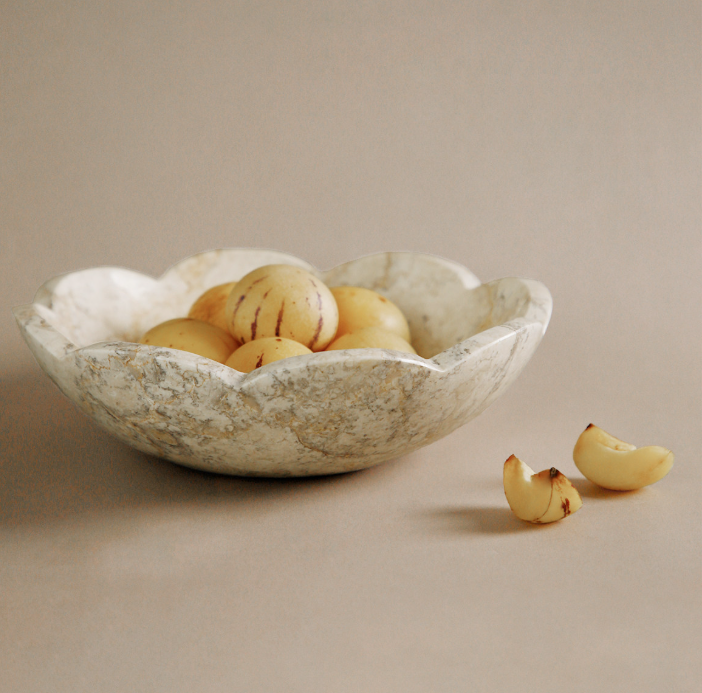 Fruttiera in marmo