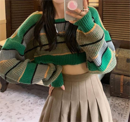 Maglione Mosaico Righe