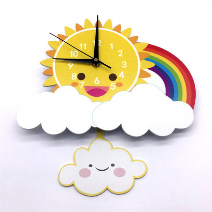 Orologio da parete Leone con corona
