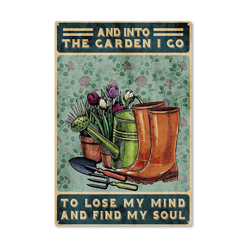 Quadro fiori stile retro