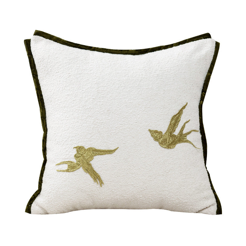 Cuscino verde vintage